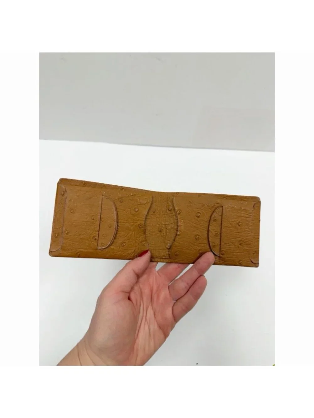 Vintage Men's Swank Tan Wallet & Card Holder Bifold
